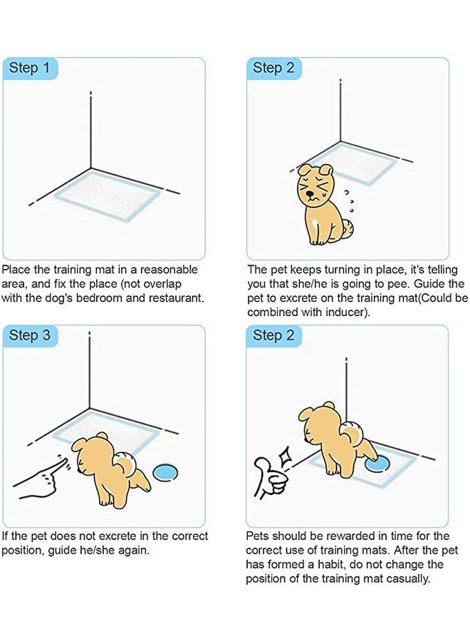 Dog Training Pee And Potty Pads With Quick Drying Surface And Absorbent Core Suitable For All Breed Puppies, Dogs & Cat- (Pack Of 50 Piece) Size- 60 × 90 - Image 2