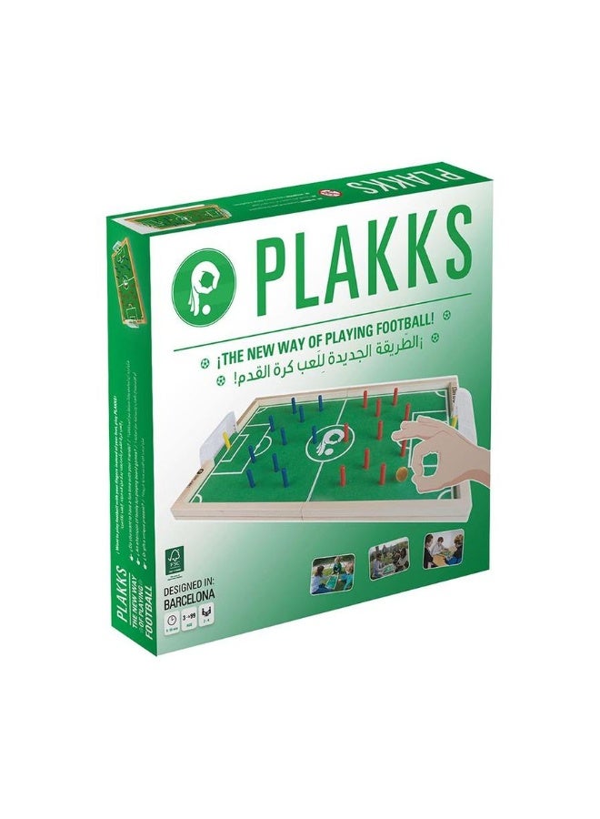 SUPERHEATED Neurons Plakks Mini Football Board Game (40 Pieces)
