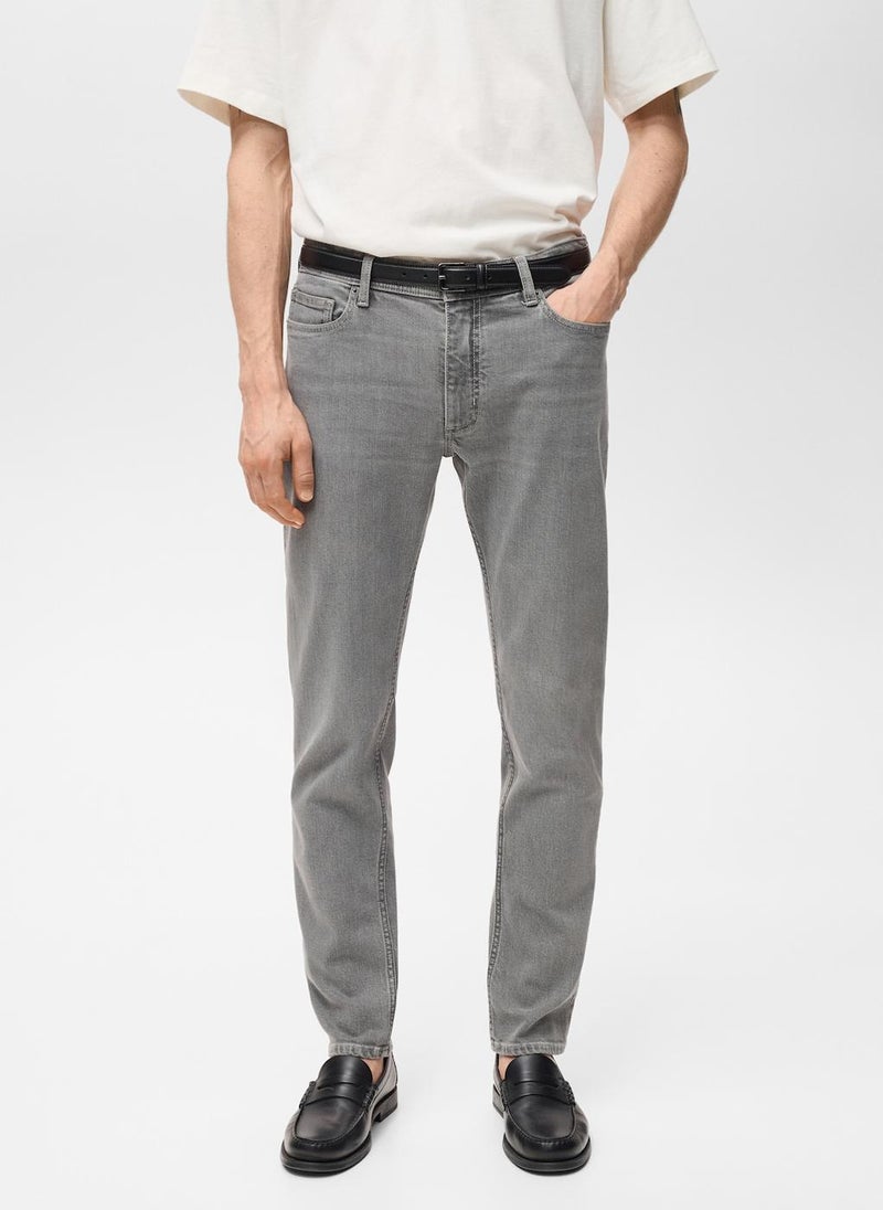 Mango Man Jan Slim-Fit Jeans  - Image 1