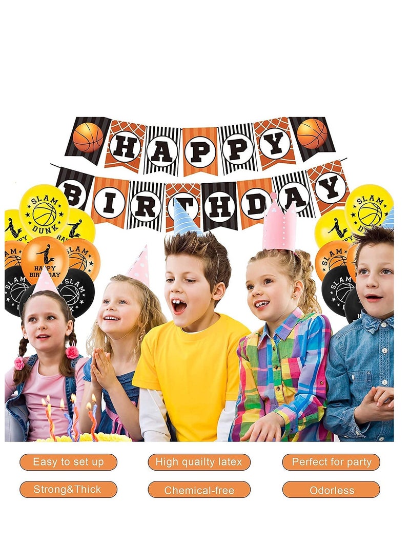 Birthday Decorations Happy Party Balloons Banner Supplies for Boys Men Kids Cake Decor Suit Baby Shower - Image 3