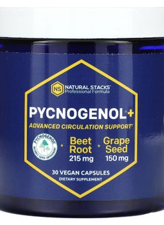 Natural Stacks Pycnogenol + 30 Vegan Capsules 