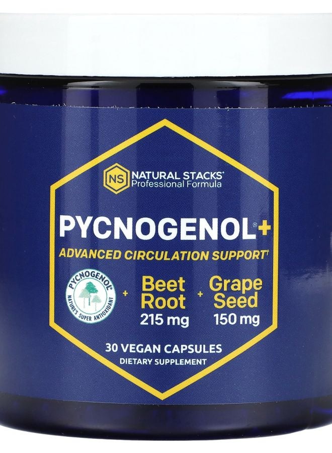 Natural Stacks Pycnogenol + 30 Vegan Capsules