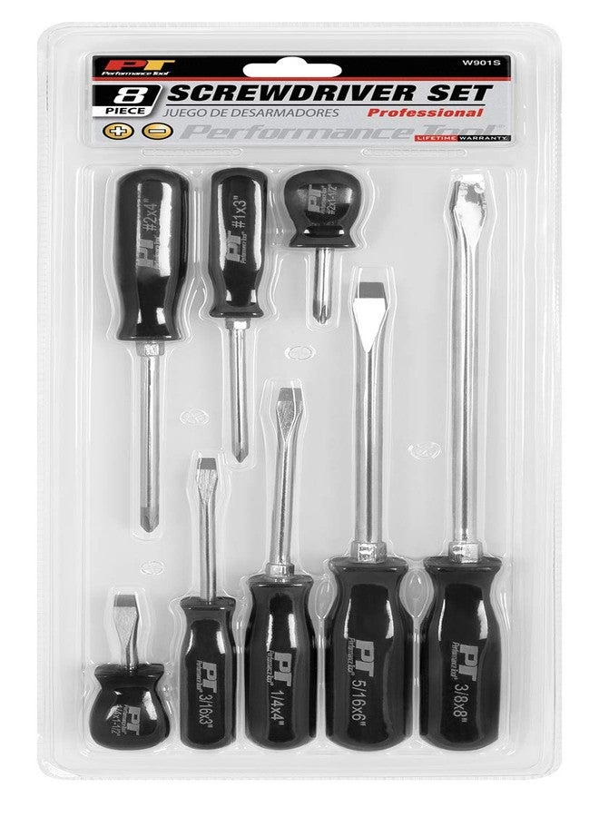 بيرفورمانس تول مجموعة مفكات براغي احترافية W901S من Performance Tool، مكونة من 8 قطع - Image 3