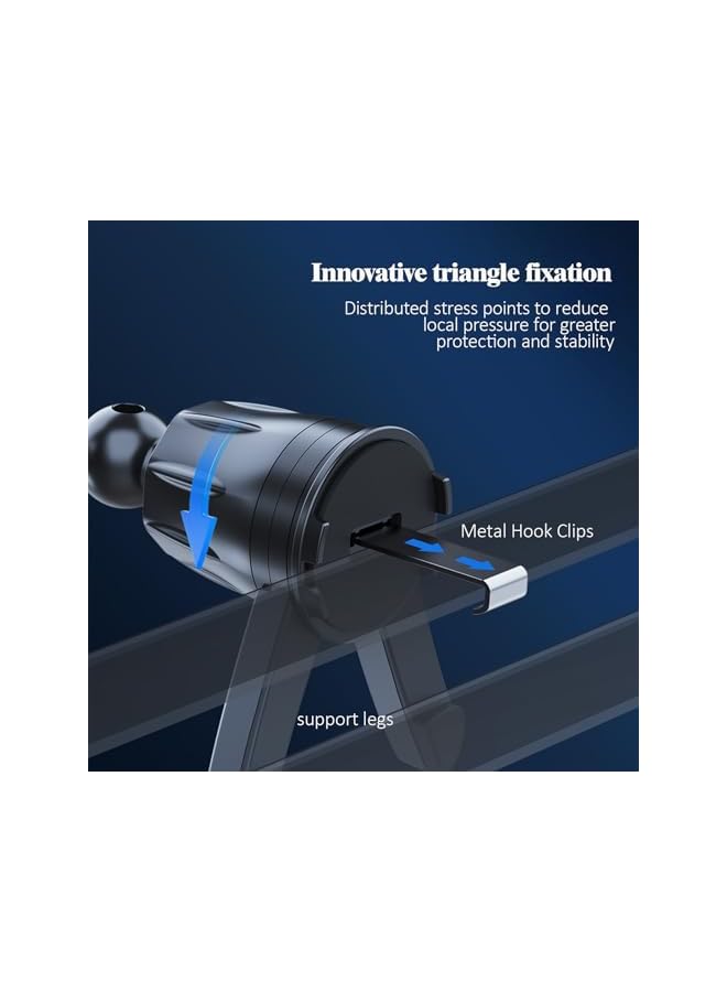 Green Tiger Heat Proof AC Vent Phone Holder Car Mount,360° Rotation Mobile Holder Compatible with Toyota Hilux UAE/Nissan Patrol Saudi, One-Handed Operation for iPhone Samsung Pro Max All Smartphone - Image 3