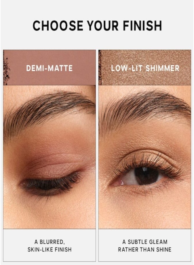 Saie SuperSuede™ Baked Eyeshadow 1g – Tiramisu (Charcoal Matte) 16-Hour Wear Long-Lasting Baked Powder Eyeshadow - Image 4