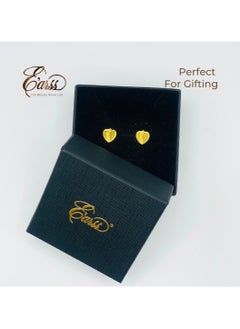 Half Pattern Heart Gold Earring | Stainless Steel | 18K Gold Plated - pzsku/Z60E7D4929DB51AC629ACZ/45/_/1737453653/af31f6ab-2b0b-4582-a456-246e204b5d65