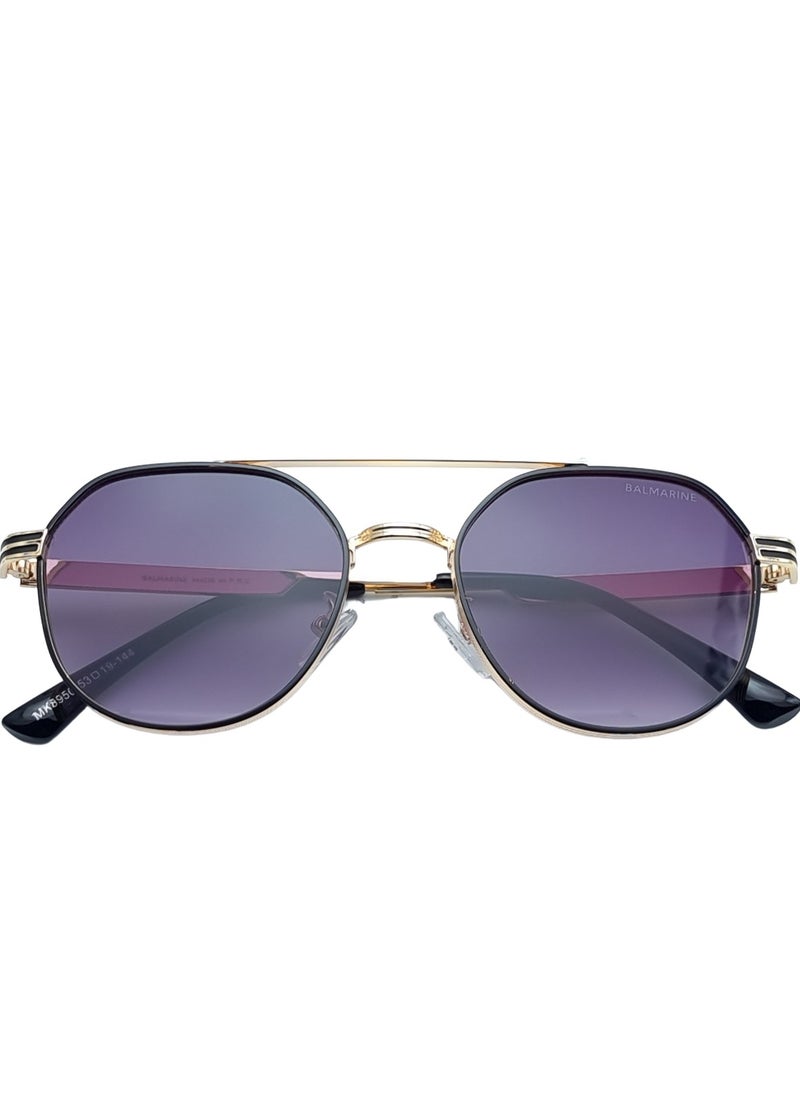BALMARINE BALMARINE Unisex  Round Edge Cut Sunglasses  - Image 3