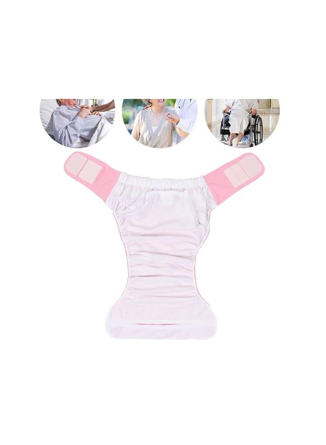 Generic Adult Cloth Diaper, Pocket Nappies For Elderly Incontinence Reusable Adult Elderly For Pocket Pocket Swim Nappy Adults For Pocket Nappies Nappies Cloth Diapers (Pink) - Image 2