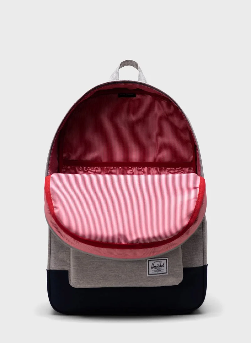 Herschel Heritage600D Polyester light Grey Crosshatch/Peacoa