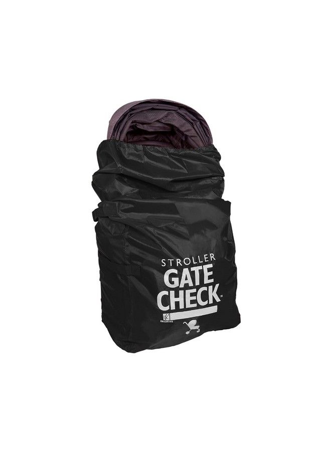 J.L. Childress حقيبة فحص البوابة لعربات الأطفال الفردية والمزدوجة، حقيبة عربة الأطفال للطائرة، حقيبة سفر كبيرة لعربة الأطفال للطائرة، حقيبة عربة أطفال للسفر الجوي، حقيبة سوداء - Image 1