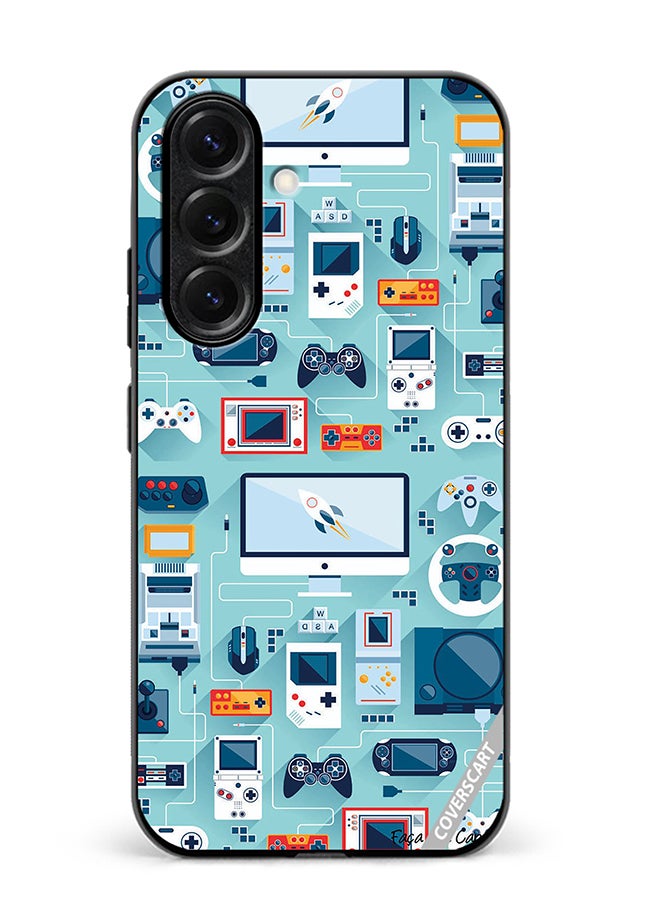 Protective Case Cover For Samsung Galaxy S25 Plus Ps 5 Remote Controls Design Multicolour