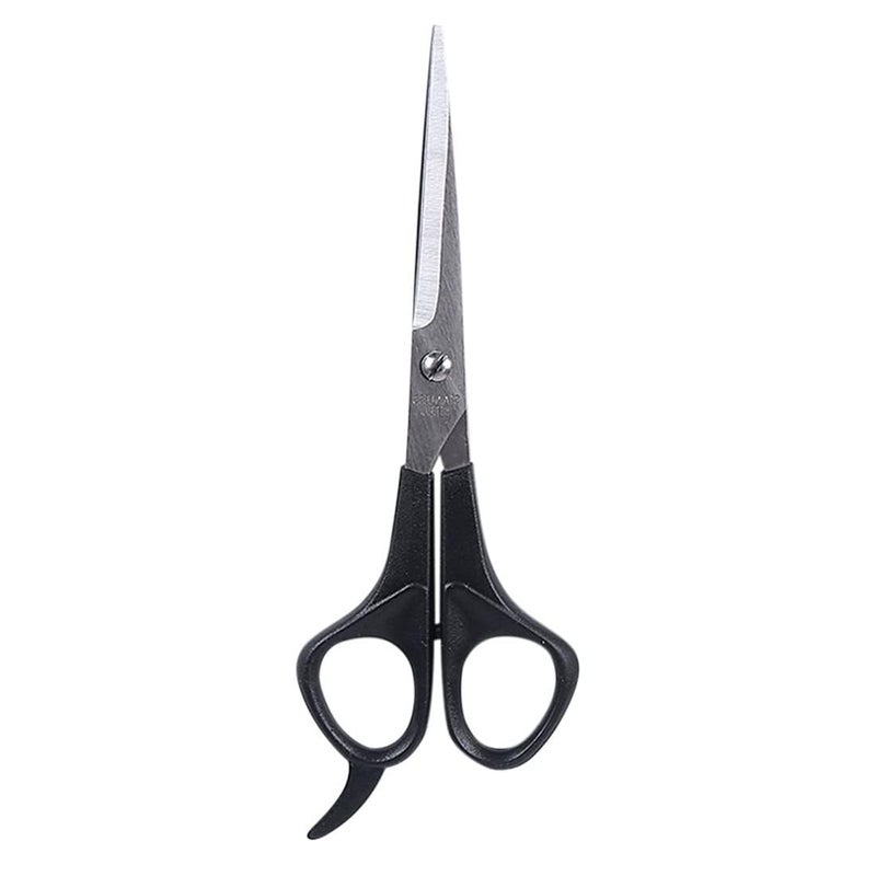 3 Pcs Hairdresser Hair Cutting Scissor With Rat Tail Hair Comb Long Professional Sharp Stainless Steel Scissor+ comb -BLACK- - Image 2