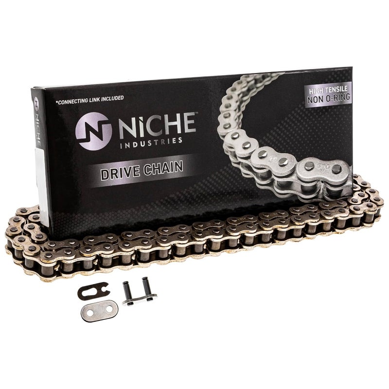 NICHE سلسلة قيادة 428 134 وصلة قياسية غير O-Ring مع وصلة رئيسية متصلة - Image 5