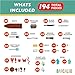 Barcaloo 194 Piece Building Bricks Accessories Kit Pirate Ship Parts Pieces Set with Boats Treasure Weapons Plants Wildlife Parts Building Block Accessory Set Compatible with Major Brands - Image 4