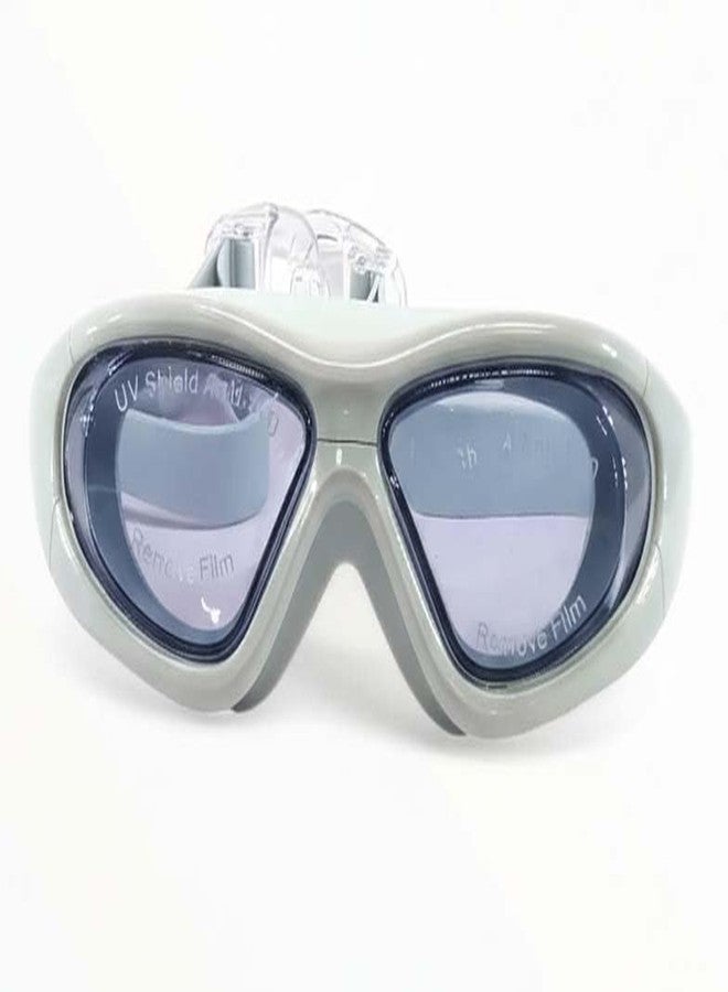 Spocco | Premium Big Frame Competition Pool Swim Goggles, Clear Lens & Wide-Vision Swimming Goggles with UV Protection, Anti-Fog Coating, Adjustable Strap for Kids, Youth & Adults | SG70-Gaey | 80 - Image 3