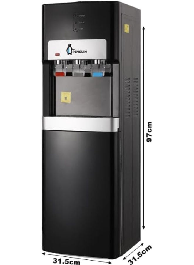 بنجوين 3 Taps Water Dispenser With Fridge HR001 Multicolour - Image 5