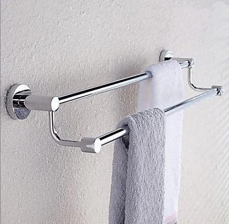 Proniks حامل مناشف قابل للطي من الفولاذ المقاوم للصدأ من برونيكس للحمام / حامل مناشف / حامل مناشف / شماعة مناشف (حجم قضيب المناشف المزدوج: 36 بوصة) (PRM-17) - Image 2