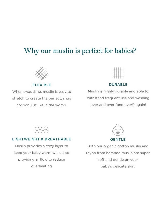 Masilo Swaddle & Burp Cloth Bib - Always Be My Baby, Pack Of 1, Beige - Image 5