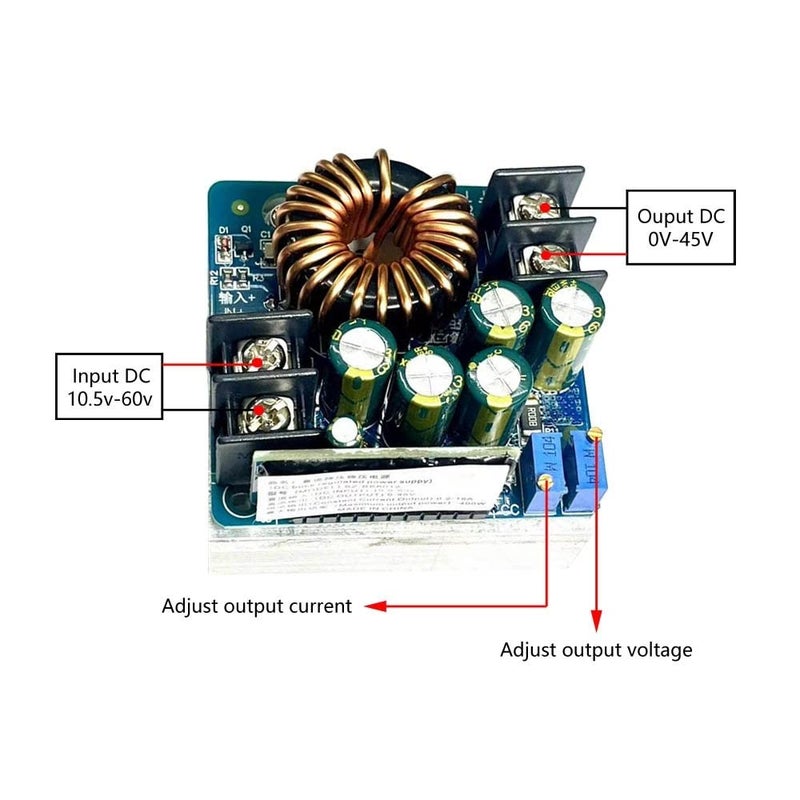 DONGKER SZBK0612 Step Down ModuleDCDC 105V60V to 045V Buck Power Supply Module 400W Electronic Voltage Stabilizer - Image 2