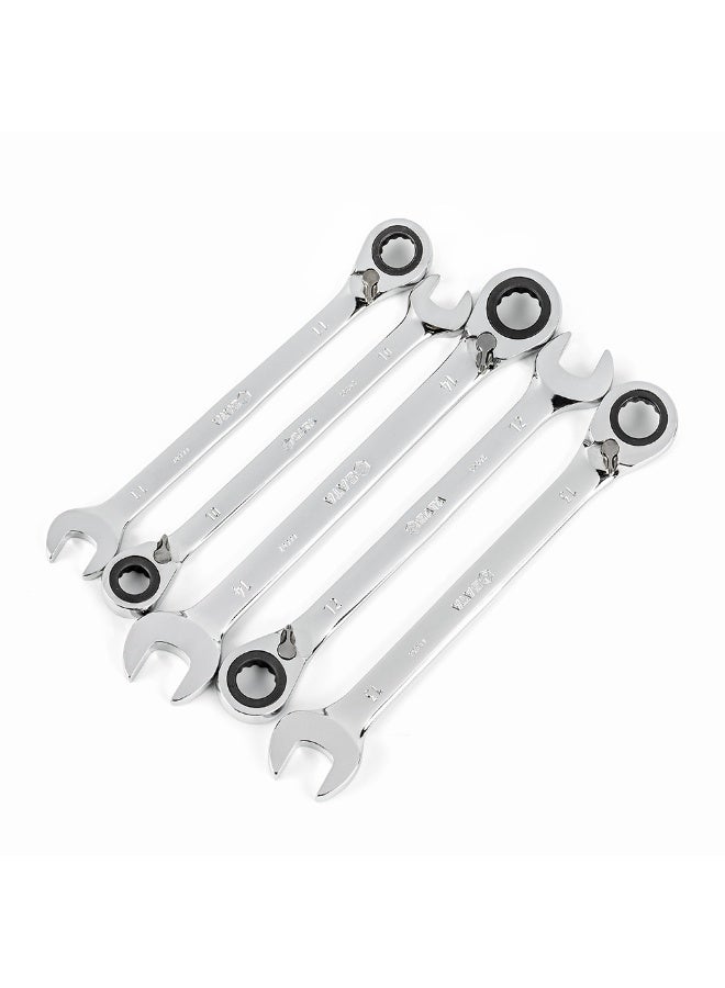 SATA ST09083SJ 5-Piece Metric Reversible Ratcheting Wrench Set - Image 1