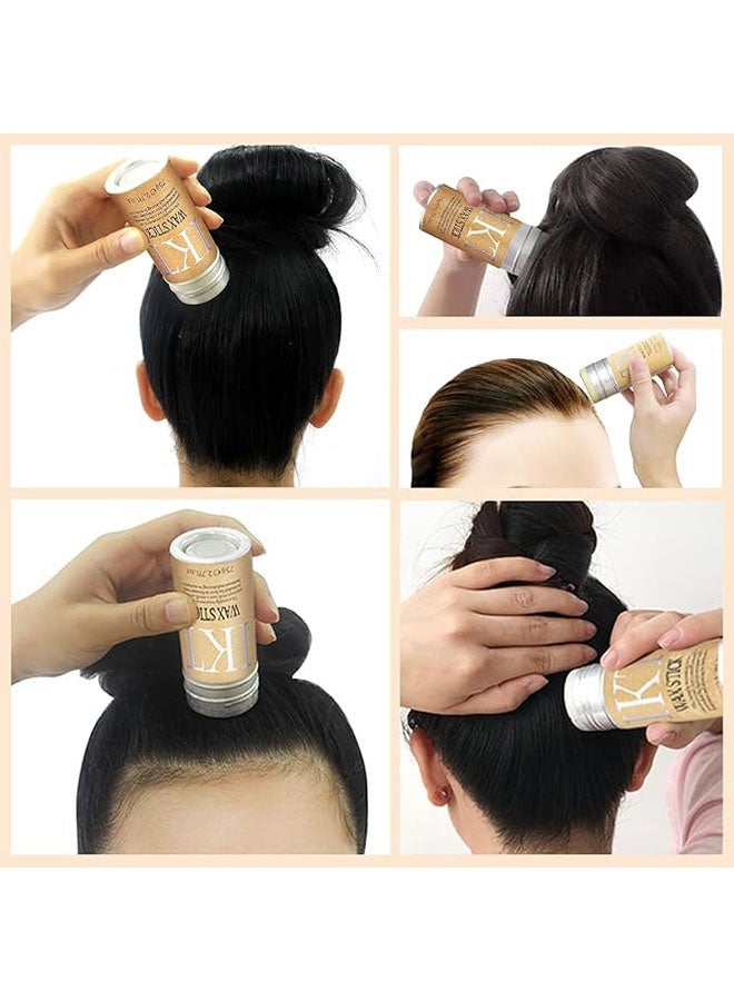 IKT Hair Wax Stick 75g with 3 Pcs Comb Set, Women Styling, Wigs and Broken Hair Finishing, Hair Tamer for Smoothing Flyaways and Taming Edge Frizz, Non Greasy, Hair Styling Stick - Image 4