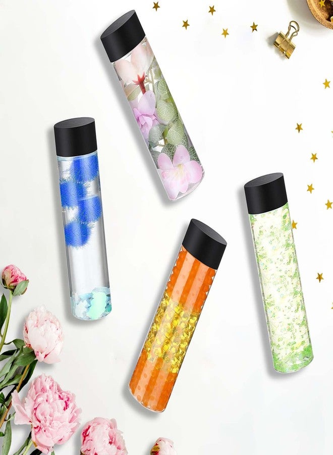 QZV 16 Pack Empty Plastic Sensory Bottles with Lids 13.5 oz/ 400 ml Bulk Empty Reusable Juice Water Bottles for DIY Crafts Classroom Handmade Party Decoration - Image 3