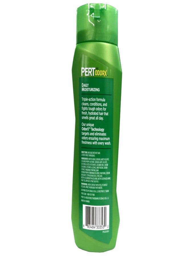 Pert Plus OdorX Daily Moisturizing 2-in-1 Shampoo & Conditioner 13.5 fl oz (Pack of 2) - Image 3