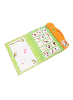 NIBEMINENT Kids English Sound Book 11 Educational Topics Clear Pictures Interactive Electronic Learning for Children Orange  - Image 4