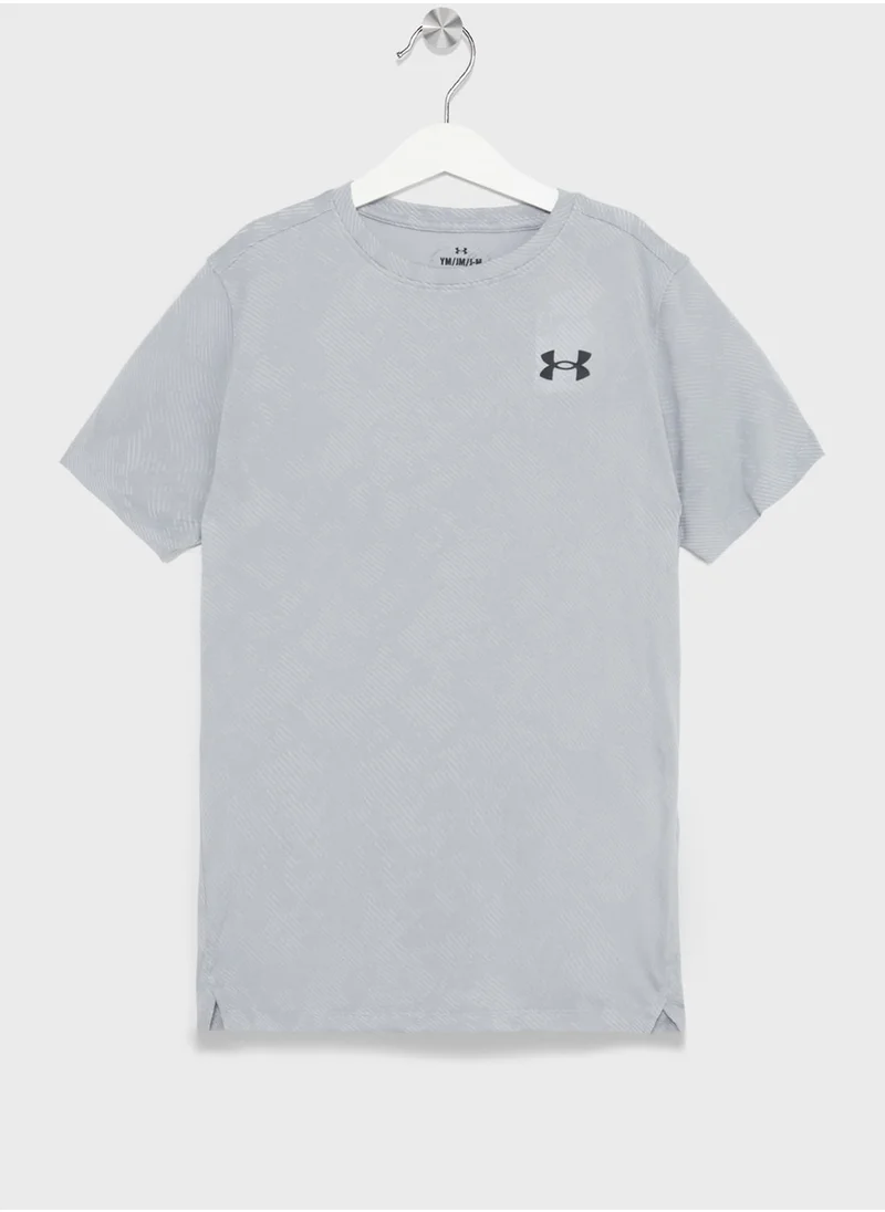 UNDER ARMOUR Boys' Tech Vent Geode T-Shirt