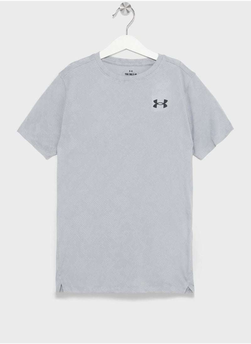 UNDER ARMOUR - Boys' Tech Vent Geode T-Shirt - Image 1