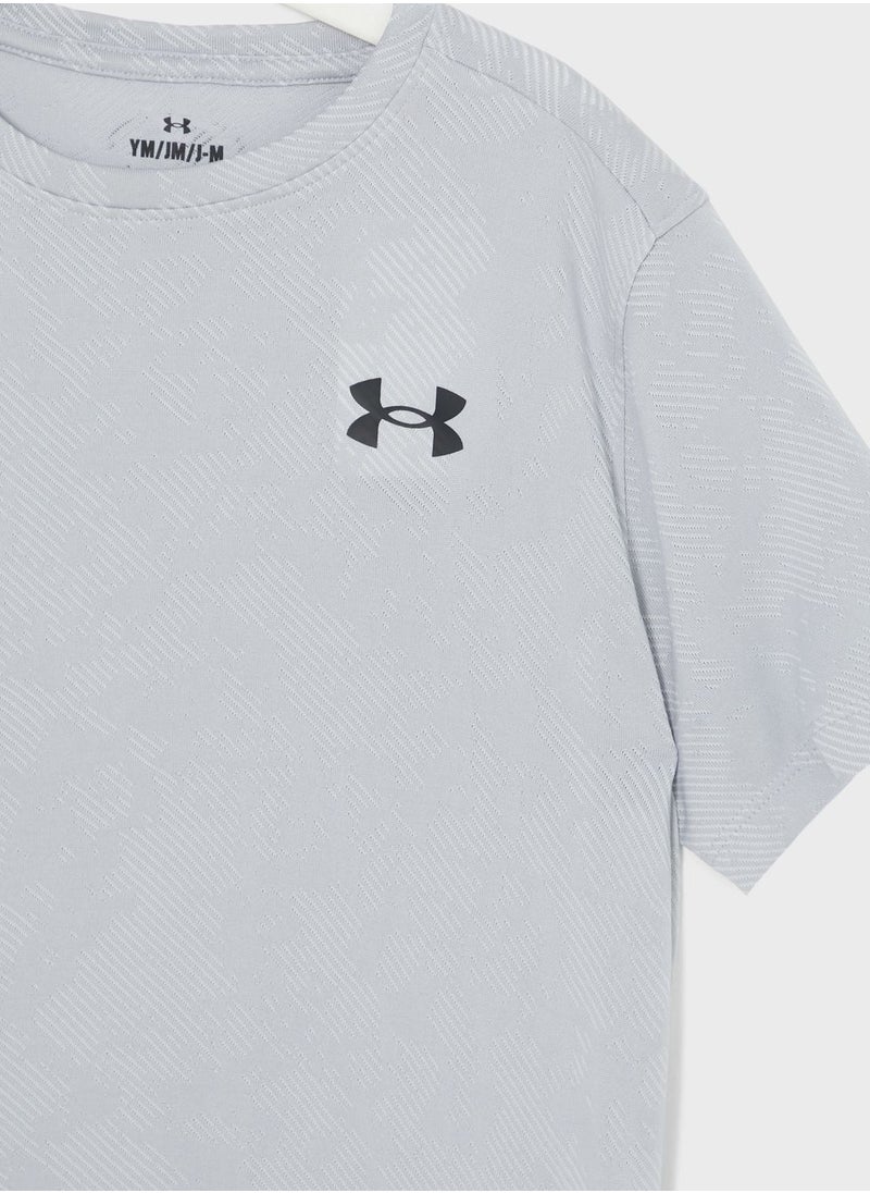 UNDER ARMOUR - Boys' Tech Vent Geode T-Shirt - Image 1