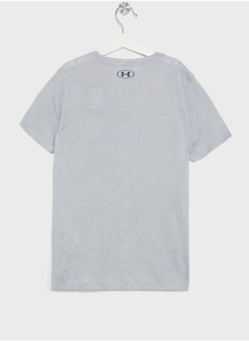UNDER ARMOUR - Boys' Tech Vent Geode T-Shirt - Image 1