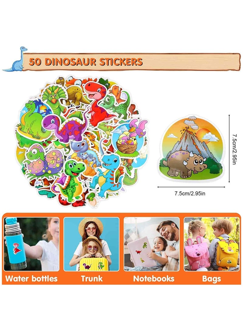 Aideli 134PCS Dinosaur Party Favors for 12 Kids – Dino Birthday Goodie Bags, Keychains, Rings, Toys, Stickers, Dino Eggs – Party Supplies for Boys & Girls - Image 4