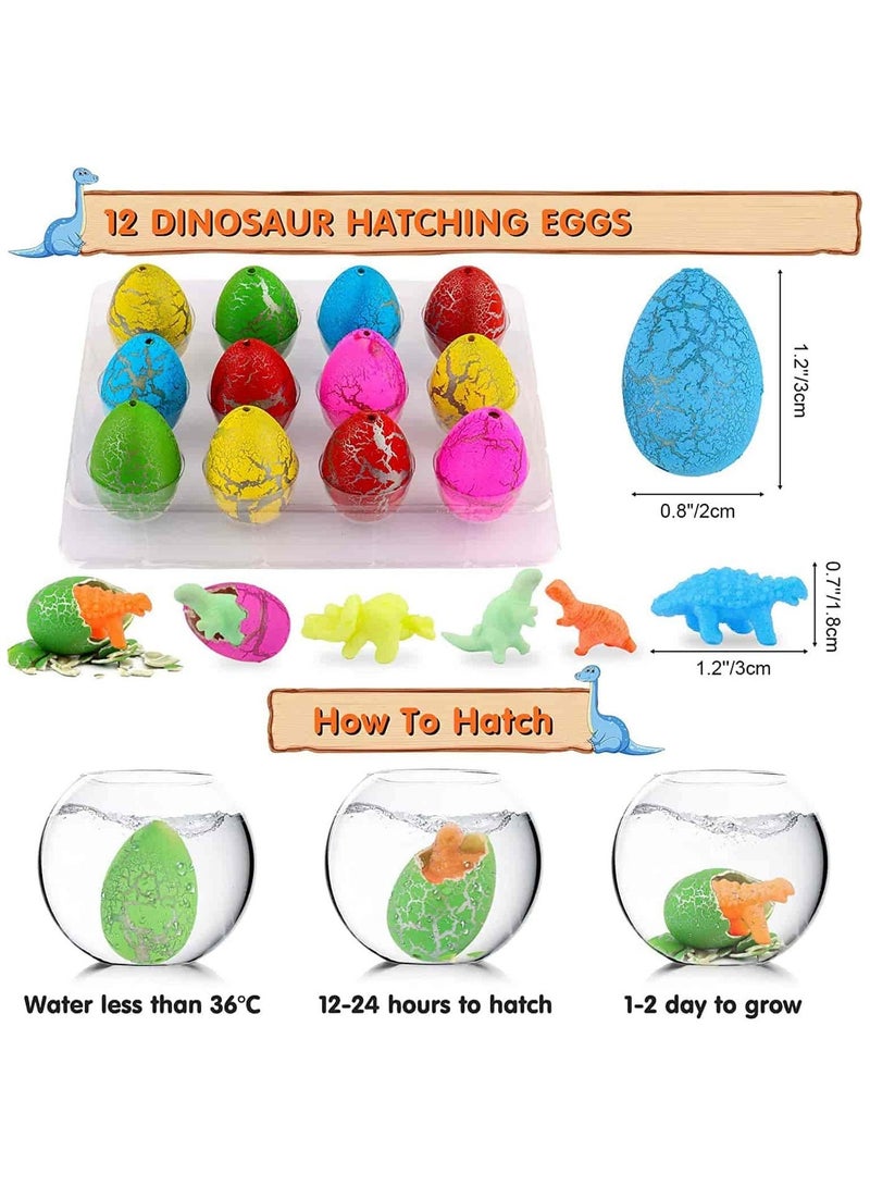 Aideli 134PCS Dinosaur Party Favors for 12 Kids – Dino Birthday Goodie Bags, Keychains, Rings, Toys, Stickers, Dino Eggs – Party Supplies for Boys & Girls - Image 3