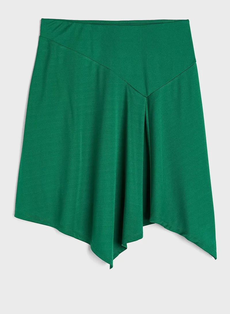 H&M Asymmetric Tiered Skirt