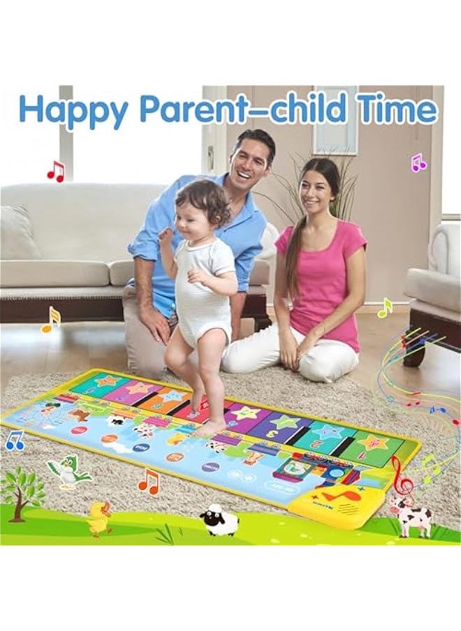 Generic - Floor Piano Mat for Toddlers 1-3 with 34 Music Sounds Educational Baby Musical Toys Toddler Toys Age 1-2 Sensory Interactive Learning Toys for 1 2 3 Year Old Boy Girl Birthday Gifts - Image 1