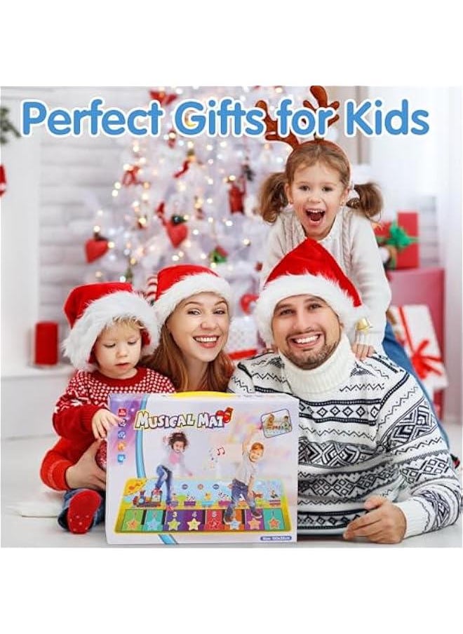 Generic - Floor Piano Mat for Toddlers 1-3 with 34 Music Sounds Educational Baby Musical Toys Toddler Toys Age 1-2 Sensory Interactive Learning Toys for 1 2 3 Year Old Boy Girl Birthday Gifts - Image 1