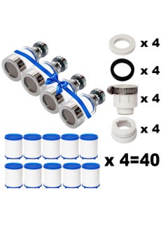 ATOZS ATOZS Sink Faucet Water Filter,water filter for tap,water filter for sink water filter,360° Rotating faucet water filter,water dispenser faucet,Water Purifier for Home And Bathroom Tap  - Image 1