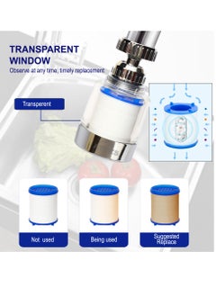 ATOZS ATOZS Sink Faucet Water Filter,water filter for tap,water filter for sink water filter,360° Rotating faucet water filter,water dispenser faucet,Water Purifier for Home And Bathroom Tap  - Image 4