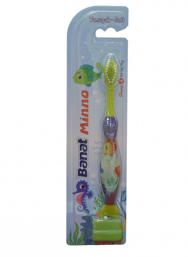 بنات فرشاة أسنان للتبييض والعناية باللثة