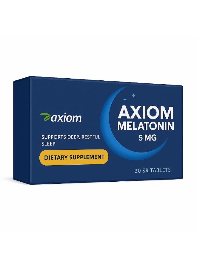 أكسيوم ميلاتونين ٥مجم + ڤيتامين ب٦ - Image 1