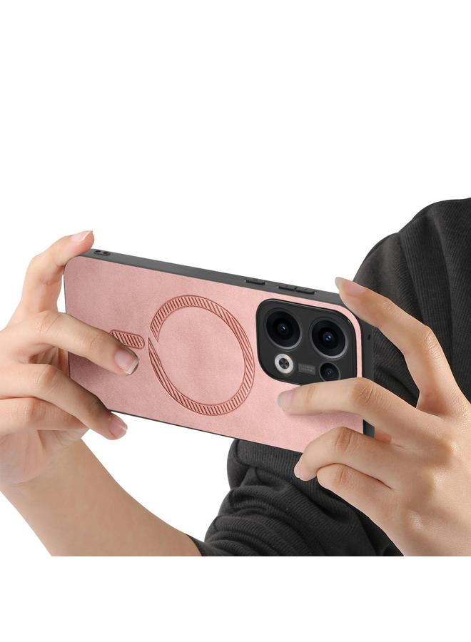 S-TOP Case For OPPO Reno13 5G Retro Magsafe Magnetic PU Back Cover Phone Case - Image 3