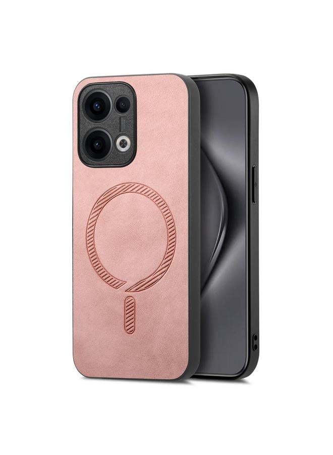 S-TOP Case For OPPO Reno13 5G Retro Magsafe Magnetic PU Back Cover Phone Case - Image 1