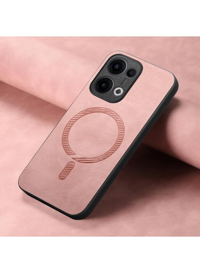 S-TOP Case For OPPO Reno13 5G Retro Magsafe Magnetic PU Back Cover Phone Case - Image 4