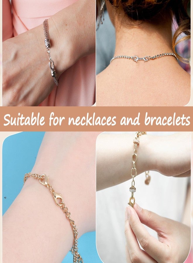 YQQYG 8PCS Double Lobster Clasp, Necklace Clasp Replacement Bracelet Safety Clasps for Necklaces and Bracelets to Wear Safely - Image 5