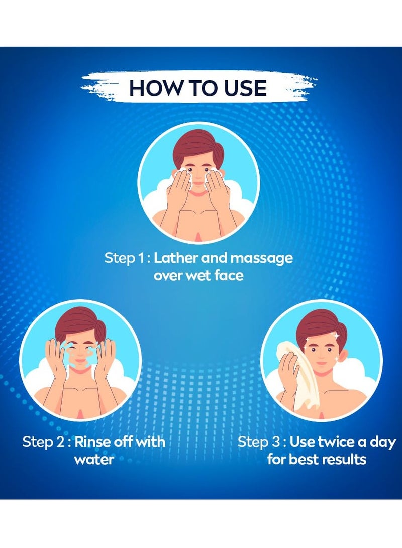 NIVEA MEN Oil Control Face Wash 100 g | With Magnolia Bark Extracts for 12 Hr Oil Control in Summer | 10 X Vitamin C Effect for Radiant Skin | For Oily Skin - Image 5