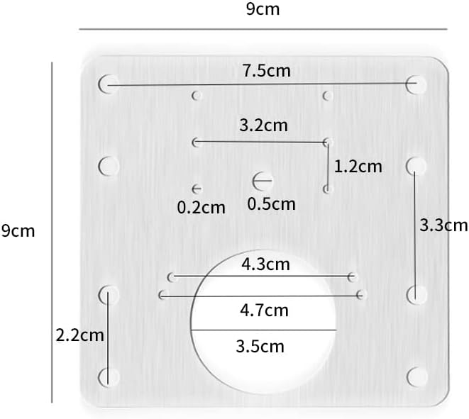 SHOWAY Cabinet Door Hinges Repair Plate Double Thickening Easy Installation Hinge Repair Plate,Stainless Steel Repair Accessory Plate Bracket with Mounting Screws for Furniture,Shelves,Cabinet (6 Pcs) - Image 3