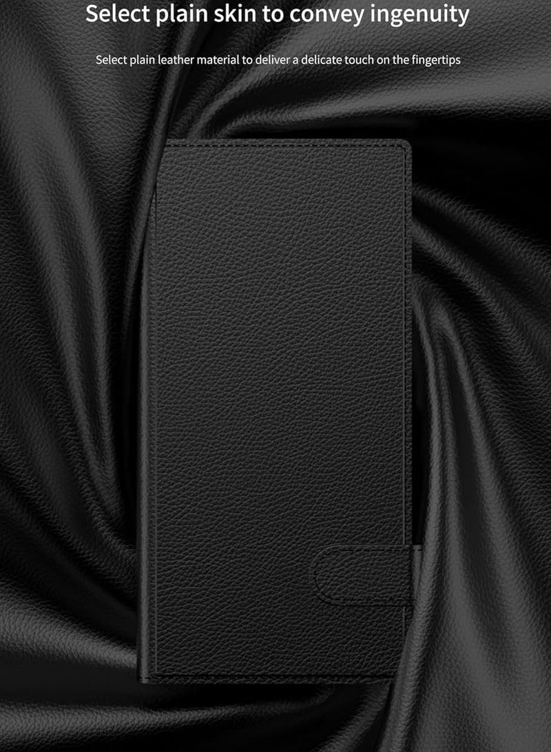 general Case Compatible with Flip Card Holder, Wallet, Card Holder, Samsung S24 Ultra Phone Case, Carbon Fiber Wallet Case  - Image 2