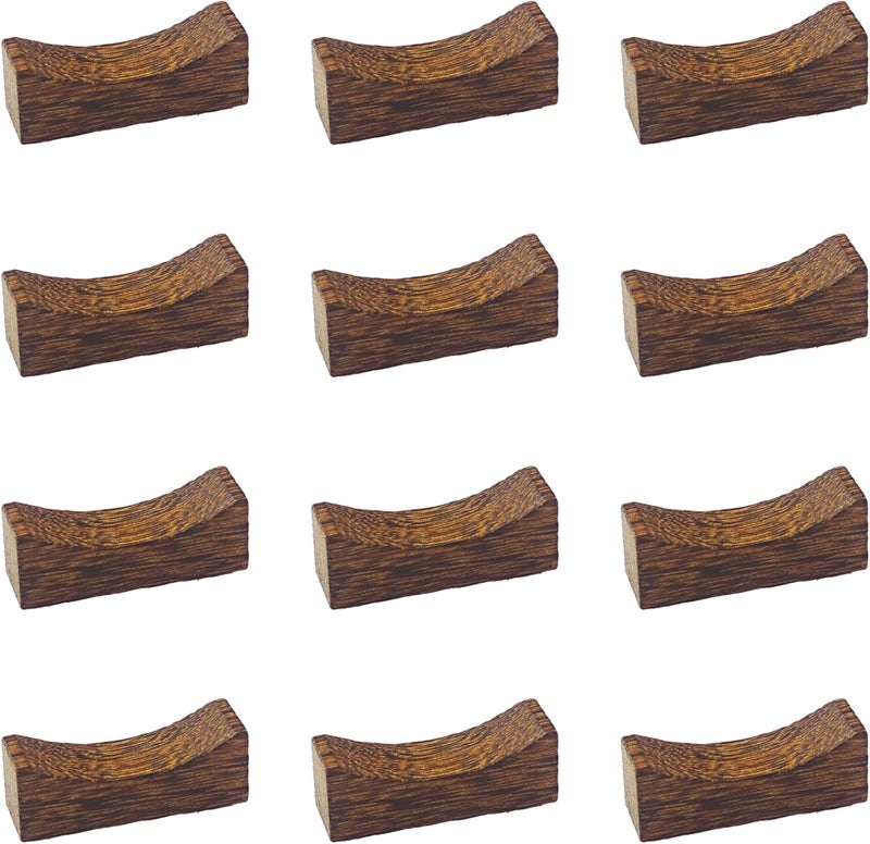 Zelerdo 12 Pieces Wooden Chopstick Holders Chopstick Rest for Home, Hotel, Restaurant - Image 1