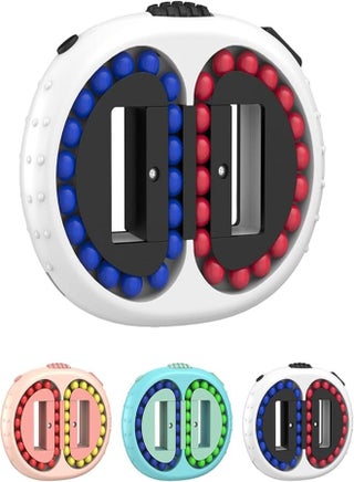 Magic Bean Rotating Rubik's Cube Toy, Creative Finger Cube Puzzle for Children and Adults, Hand Turner Intelligence Games Stress Relief Toy Fidget Toys from 3 Years (Double-Sided White) - pzsku/Z60E95DAAED324D40B4C5Z/45/1745184387/713efe63-3617-4b89-9266-8a1b119d8f9f